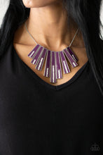 Load image into Gallery viewer, Paparazzi FAN-tastically Deco - Purple Necklace