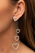 Load image into Gallery viewer, Paparazzi Falling In Love - White Earrings