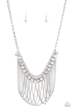 Load image into Gallery viewer, Paparazzi Flaunt Your Fringe - White Necklace