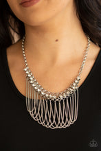 Load image into Gallery viewer, Paparazzi Flaunt Your Fringe - White Necklace