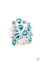 Load image into Gallery viewer, Paparazzi Glitter Flirt - Blue Ring