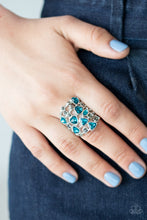 Load image into Gallery viewer, Paparazzi Glitter Flirt - Blue Ring