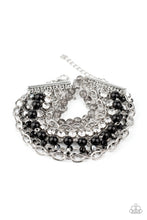 Load image into Gallery viewer, Paparazzi Heiress Hustle - Black Muliti Chain Bracelet