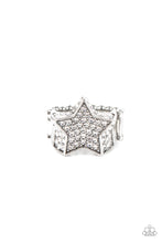 Load image into Gallery viewer, Paparazzi Here Come The Fireworks - White Star Ring