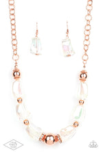 Load image into Gallery viewer, Paparazzi Iridescently Ice Queen - Copper Necklace