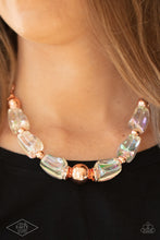 Load image into Gallery viewer, Paparazzi Iridescently Ice Queen - Copper Necklace