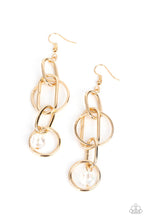 Load image into Gallery viewer, Paparazzi Park Avenue Princess - Gold Earrings