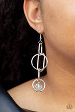 Load image into Gallery viewer, Paparazzi Park Avenue Princess - White Earrings