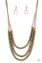 Load image into Gallery viewer, Paparazzi RING to Reason - Brass Necklace