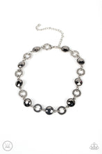 Load image into Gallery viewer, Paparazzi Rhinestone Rollout - Silver Choker Necklace