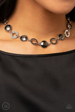 Load image into Gallery viewer, Paparazzi Rhinestone Rollout - Silver Choker Necklace