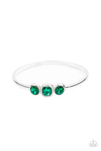 Load image into Gallery viewer, Paparazzi Royal Demands - Green Bangle Bracelet
