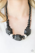 Load image into Gallery viewer, Paparazzi Costa Maya Majesty - Black Wooden Necklace