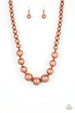 Load image into Gallery viewer, Paparazzi Living Up To Reputation - Copper Beaded Necklace