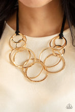 Load image into Gallery viewer, Paparazzi Spiraling Out of COUTURE - Gold Necklace