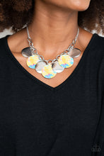 Load image into Gallery viewer, Paparazzi Tie Dye Drama - Yellow Necklace