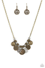 Load image into Gallery viewer, Paparazzi To Coin A Phrase - Brass Necklace