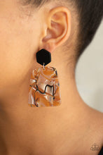 Load image into Gallery viewer, Paparazzi Majestic Mariner - Brown Earrings
