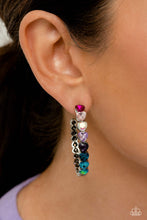 Load image into Gallery viewer, Paparazzi Hypnotic Heart Attack - Multi Earrings
