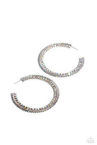 Paparazzi Scintillating Sass - Multi Hoop Earrings