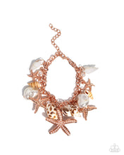 Load image into Gallery viewer, Paparazzi Seashell Song - Copper Bracelet
