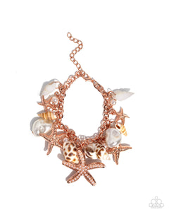 Paparazzi Seashell Song - Copper Bracelet