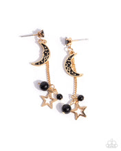 Load image into Gallery viewer, Paparazzi Astral Admiration - Black Earrings
