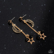 Load image into Gallery viewer, Paparazzi Astral Admiration - Black Earrings
