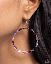 Load image into Gallery viewer, Paparazzi Bounce Around - Purple Earrings
