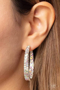 Paparazzi Glitzy By Association - Multi Hoop Earring