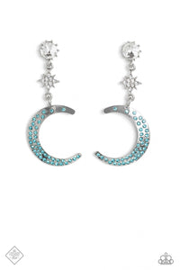 Paparazzi Galactic Grouping - Blue Earrings