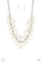 Load image into Gallery viewer, Paparazzi BALLROOM Service - White Pearl Necklace
