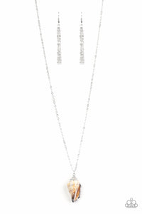Paparazzi Breaking Out Of My Shell - Silver Shell Necklace