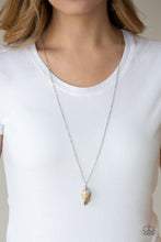 Load image into Gallery viewer, Paparazzi Breaking Out Of My Shell - Silver Shell Necklace
