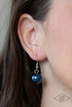 Load image into Gallery viewer, Paparazzi All The Trimmings - Blue Pearl Necklace
