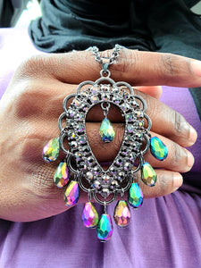 Paparazzi Teasable Teardrops - Multi Necklace