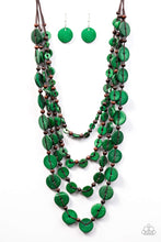 Load image into Gallery viewer, Paparazzi - Fiji Flair - Green Necklace
