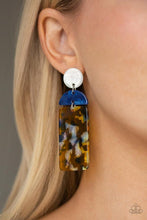 Load image into Gallery viewer, Paparazzi HAUTE on Their Heels - Yellow Acrylic Earrings
