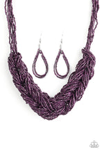 Load image into Gallery viewer, Paparazzi - WRAP Battle - Purple Necklace
