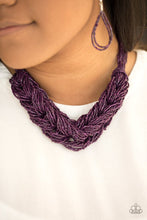 Load image into Gallery viewer, Paparazzi - WRAP Battle - Purple Necklace

