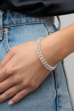 Load image into Gallery viewer, Paparazzi Regal Wraparound - White Coil Bracelet
