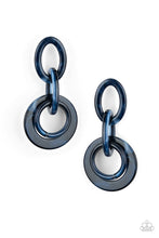 Load image into Gallery viewer, Paparazzi Havana HAUTE Spot - Blue Earrings
