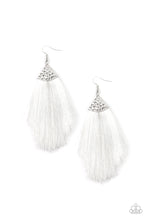 Load image into Gallery viewer, Paparazzi - Tassel Tempo - White Earring
