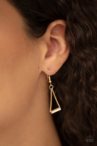 Paparazzi - A Pipe Dream - Gold Necklace