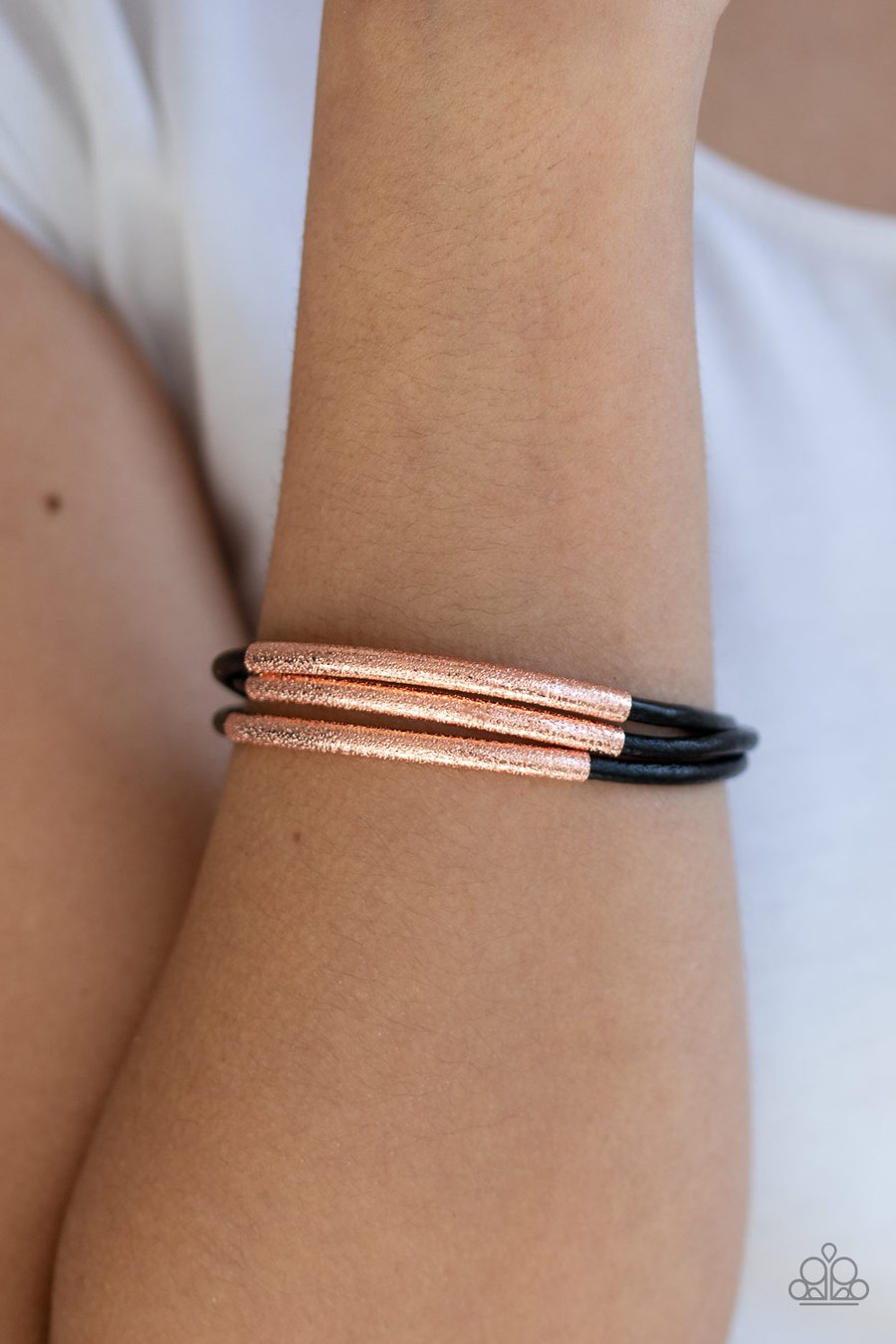 Paparazzi Magnetic Maverick - Copper Bracelet
