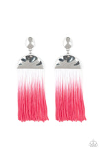 Load image into Gallery viewer, Paparazzi Rope Them In - Pink Tassel Earrings
