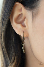 Load image into Gallery viewer, Paparazzi Brush It Off - Brass Necklace
