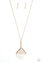 Load image into Gallery viewer, Beach Beam - Gold Paparazzi Necklace
