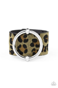 Paparazzi Asking FUR Trouble - Green Bracelet