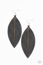 Load image into Gallery viewer, Paparazzi Naturally Beautiful - Black Earrings
